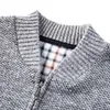 Autunno Inverno Moda Uomo Maglioni Patchwork Cardigan lavorato a maglia Cappotti Marchio di abbigliamento Maglieria da uomo Maglioni Top Capispalla 210909