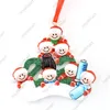 DHL Free Delivery Christmas Decorations for Family DIY Handwritten Blessings Trees Hanging Xmas Tree Pendant
