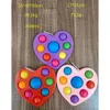 Butterfly Jellyfish Heart Star Bear Shapes Push Toys Sensory Bubble Board Stress Reliver Finger Fun Ball Family Party Gamea25a068896202