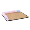 Pet Rattan Sofa Sofá resistente a mordida lavável verão refrigerar rattan pets cama adequado para gatos e cães