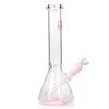 beker bong roze glas