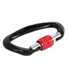 4pcs imbracature per moschettone professionali 25KN D Shape Climb Buckle Safety Lock Accessori per attrezzature da arrampicata all'aperto 633 Z2