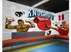 Moderne Simple Creative Photo Papier Peint Vintage Brique Mur Boxing Boxe Fond Mural Peinture Papel de Parede