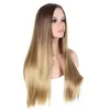 26 дюймов прямой синтетический парик симуляции человеческих волос волос Perruques de Chevaux Hustaines C147