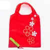 Shopper Tote Home Storage Bags Reusable Portable Shopping Grocery Bag Large Size Folding Strawberry Convenient Pouch GYL41