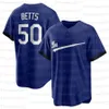 2021 City Connect Replica Player Jersey Trevor Bauer Tröjor 50 Mookie Betts Clayton Kershaw Justin Turner David Pris 13 Max Muncy 7 Julio Ur￭as 3