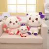 Scarf big face cat plush toy dolls children girl gift cute sleeping pillow for Kids Birthday Valentine's Day present