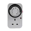 Timers 13mA 24 horas Ciclic Timer Switch Kitchen Outlet Loop Universal Timing Socket Mechanical UK UE US Plug