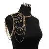 gold shoulder necklace