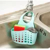 NEWKitchen Adjustable Storages Mesh Baskets Solid Color Bathroom Storage Hanging Basket Household Sponge Drain Bag Tool Supplies LLB10090