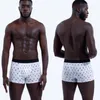 Underbyxor 4PCS Sexig Print Man Boxers Bomull Fancy Underkläder För Herrbyxor Gay BoxersHorts Male Shorts Lots Family Men Brand