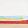 배경 화면 1pc 만화 동물 벽지 어린이 방을위한 자체 접착 벽 장식 스티커