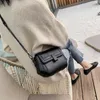 Shoulder Bags Fashion Simply PU Leather Crossbody Bag For Women 2021 Winter Solid Color Messenger Lady Chain Travel Small Handbag