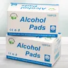 Wegwerp alcohol prep pad huid reinigingszorg sieraden mobiele telefoon schone nat wissen met 100 stuks / doos