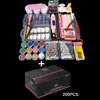 For Manicure Set Acrylic Nail Kit With Lamp Dryer Full Art Powder Liquid Tips Armor Removal Kits