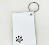 2021 جديد جرو المفاتيح المفاتيح التسامي mdf حلقة رئيسية باو طباعة مفتاح خشبي سلسلة الإبداعية الكلب العلامة