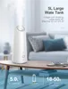 Kealive Cool Mist Humidifier for Large Room, Babies, Home, 4 Moisture Setting, Waterless Auto Shut-Off