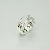 Moda novo anel de amor padrão criativo retro desenhista anéis de alta qualidade 925 prata banhado a alimentação de jóias