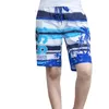 Große Größe 7-15Y Schnell trocknende kurze Jungen Kinder Strand Mode Baumwolle Sommer Casual Print Kinder Shorts 210417