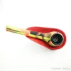 115mm mini silicone glass pipe colorful spoon pipes portable high quality smoking to