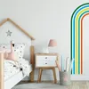 Wholesale Rainbow DIY Art Wall Stickers Decor PVC Self-Adhesive Wallpaper Nursery Kindergarten Cartoon Sticker Decoration Waterproof Decals