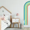 Wholesale Rainbow Diyアートウォールステッカー装飾ポリ塩化ビニールの自己粘着壁紙保育園幼稚園漫画ステッカー装飾防水デカール