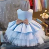 2021 Infant Baby Girl Dresses Girl Ball Gown Tutu Princess Dress Sequin Bow Baby Girl Dress 1st Birthday Wedding Party Dress Q07169759886