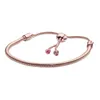 Catena di fascino originale Pando Serpente Bracciale in argento sterling 100% 925 per gioielli fai da te classici di alta qualità di moda femminile