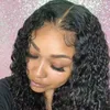 Glueless Lace Front Human Hair Wigs 150 Gęstość Brazylijski HD Przezroczysty Fałszywy skalpowany zestrzelony z Baby Wairs Remy
