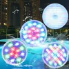 Faróis da piscina 18w 24 w 36w par 56 LED Azul Luz subaquática 12V Focos de 12V LEDs Para Piscinas Quente Branco RGB RGB Luzes Pondas À Prova D 'Água