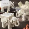 100 pcs resina vela titular afortunado elefante velas resina; Retro Creative Candlestick Aniversário Casamento Partido Presente Decoração Decoração Decoração Presentes