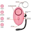 Vrouwen Persoonlijke verdediging Key Chain For Girl Friend Gifts Scream Loud Alarm 130DB Set Armas Self Defense Ring Keychain4016115