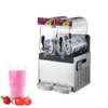 110 V Kommerzielle Slush-Maschine, Eisgetränk-Mixer, große Kapazität, Smoothie-Maker, Schneeschmelze, Schneeschlamm-Herstellungsmaschine