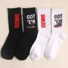 Herrensocken Crew Fashion Street Art Marke GOT EM Sammlerstück Weihnachten Süßes Geschenk Basketballschuhe Kreativ Geburtstag Weihnachten G1922