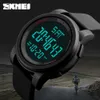 SKMEI CLOCK MEN Sport Klockor Dubbel Tid Nedräkning Militär Watch Vattentät Digital Armbandsur Relogio Masculino 2019 Ny X0524