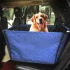 Organisateur automobile Pet Dog Cushion V￩hicule affr￩t￩ avec un sac de tapis imperm￩able double ￩pais st￩r￩o filets st￩r￩o pli￩s sacs de voyage