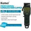 Keimei-KM-73S 남성용 강력한 전문 전기 수염 트리머 클리퍼 커터 머신 이발 이발사 면도기 1613095