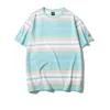 BOLUBAO Trend Brand Men Fashion T-Shirts Comode Wild T-shirt da uomo High Street Casual Stripes T-shirt Uomo 210518