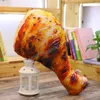 110 cm de simulação alimento estilo real estilo frango perna brinquedo bico de asa de ala