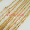 316l Stainless Steel Chain, 4mm, Gold, 16-40 Inch Necklace, Wholesale, 5 / 10 / 20 Pieces / Batch Q0809