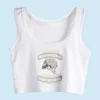 Crop Top weiblich, dass niemand aus den Schädeln trinkt Halloween Fit Vintage ärmellose Tanktops Frauen Kleidung 210607