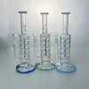 Rakt rörglas bong fab ägg hookah inline perk 14mm kvinnlig gemensamt vattenrör multi färger is nypa bongs olja dab rig med skål hookahs rör