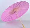 40 cm Chinese Japanesepaper Parasol Paper Parasol na ślub Druhny Party Favours Summer Sun Shade Dzieci