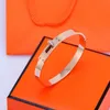 mannen armband vrouwen bangle diamanten armband Roestvrij stalen sieraden is eenvoudig en modieus bedel vrouwen knop Hoge kwaliteit cou2757