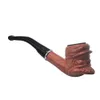 Unique Wood Hand Pipes 135MM Long Wooden Cigarette Holder Smoking Accessories Water Pipe Accessory Wholesale