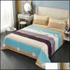 Folhas de cama Bedding Suprimentos Home Têxteis Jardim Fino Skin-Friendly Quarto Estudante Dormitório 3 PCS Set Non-Slip 1 Pcs Cama de Cama + 2 Case Kin