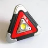 COB + LED 4Modes USB Rechargeable Solar Power Triangle Warming Flashlight Work Light - Yellow