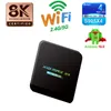 أحدث X10 ماكس X4 8K Amlogic S905X4 TV Box Android 10.0 رباعية النواة 4GB 32GB المزدوج واي فاي بلوتوث