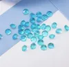 High Quality 6.5mm (1Carat) Aqua Blue Color Diamond Confetti Wedding Party Decoration-- Free