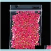 Nail Salon Health & Beautynail Art Decorations 1000Pc/Bag M Jelly Resin Rhinestones Flat-Back Ab Color Crystal Strass 3D Charms Gems Manicur